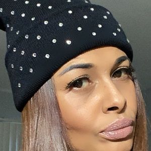 Swarovski Crystal Beanie Skully Winter Hat Bling